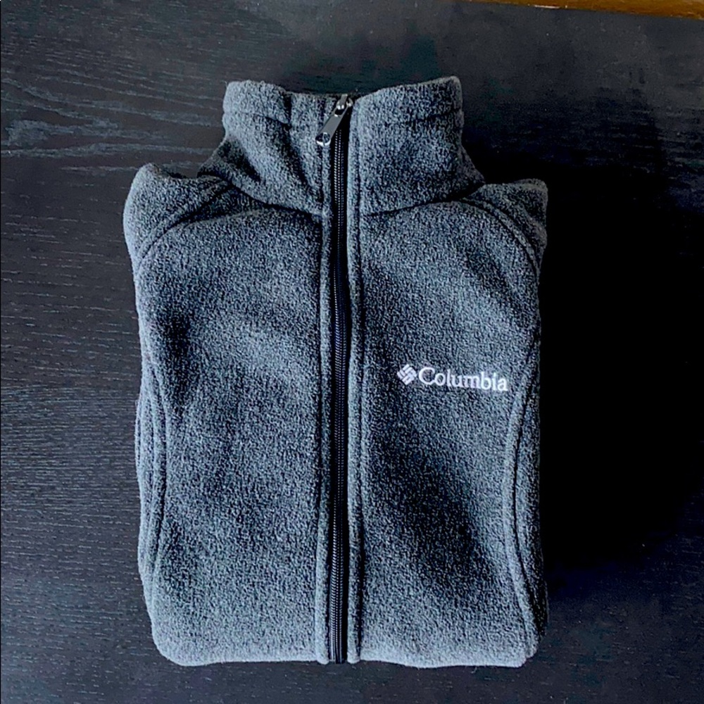 Charcoal zip up sweater